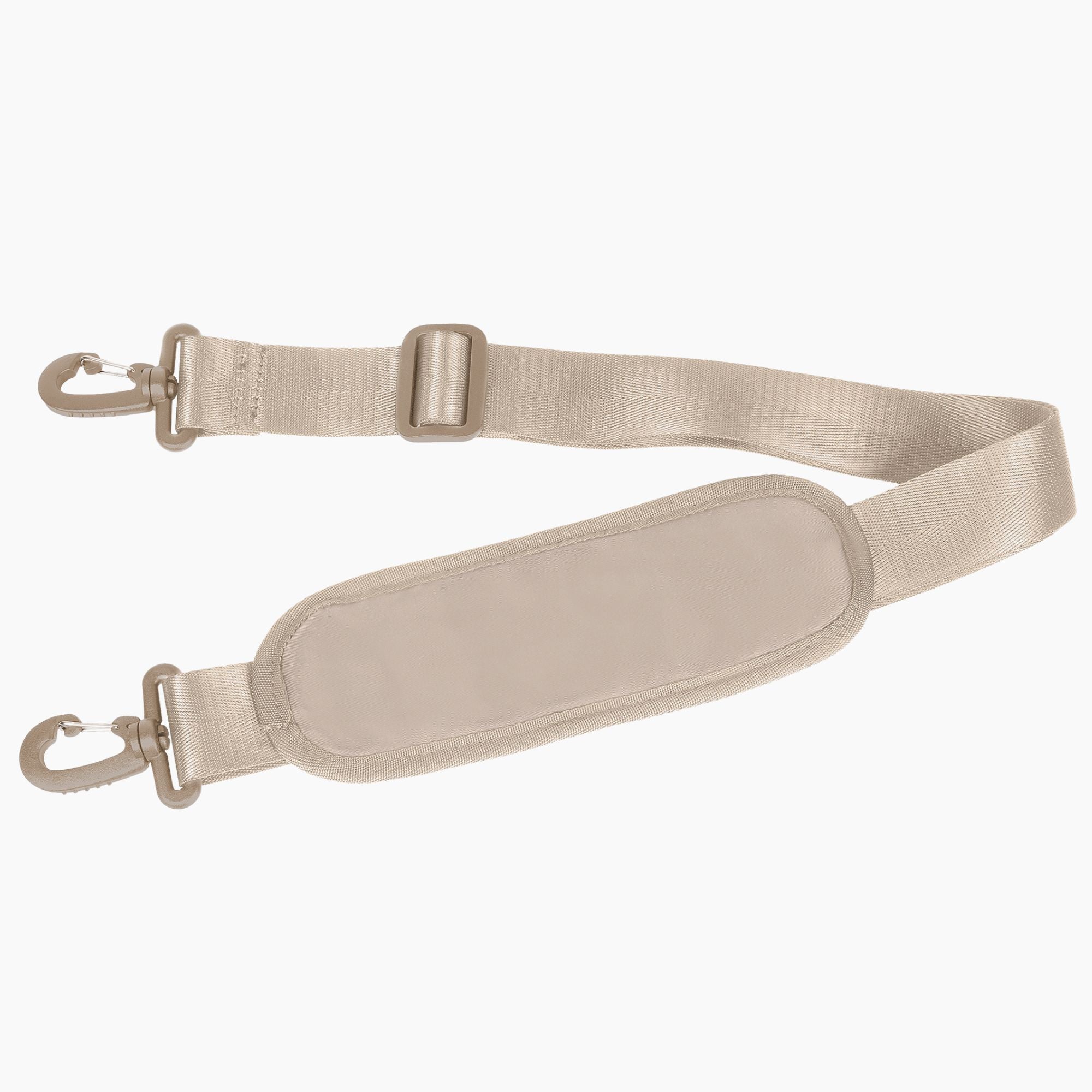 Verstellbarer Schultergurt der Faltwerk Tasche Beige – bequem und flexibel tragbar